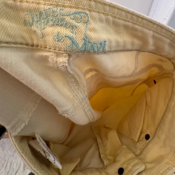MAVI Yellow skinny stretch straight leg jeans size 28/32 - Picture 2 of 10